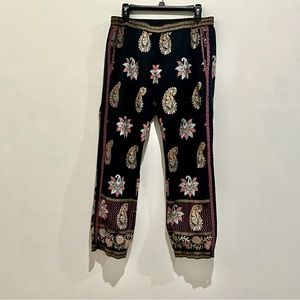 CALYPSO ST. BARTH 100% COTTON INDIAN SOFT BALLOON PANTS w/ ELASTIC WAIST/ANKLES